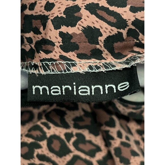 Marianne Skirt Womens 10 Leopard Print Animal Pencil Stretch Made in USA - Picture 4 of 5
